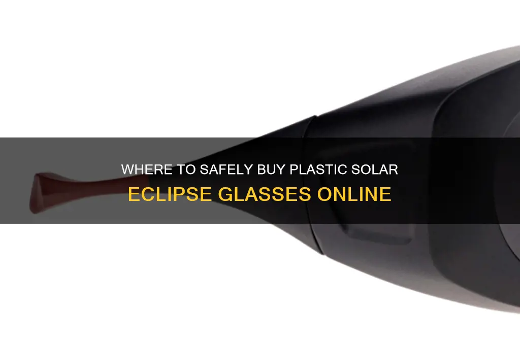 where to get plastic so solar eclipse glasses