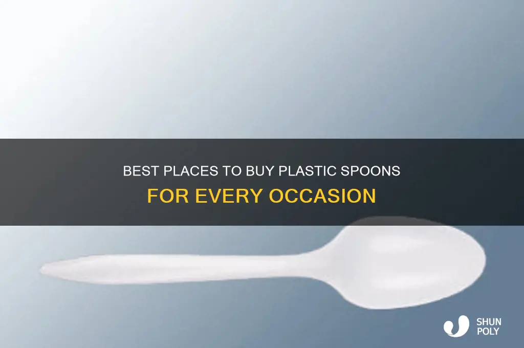 where to get plastic spoons