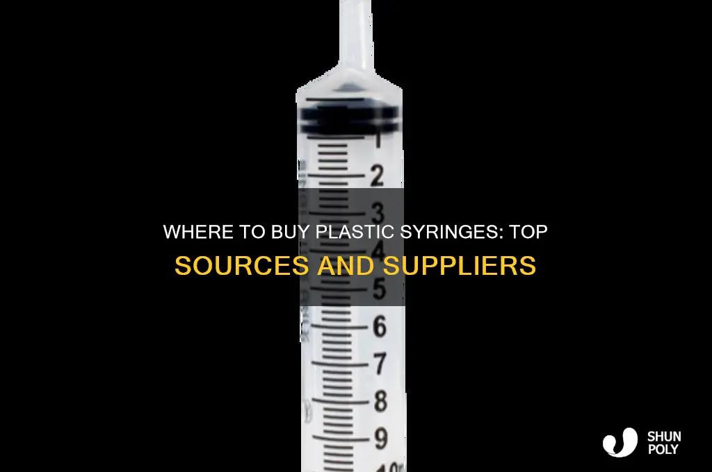 where to get plastic syringes