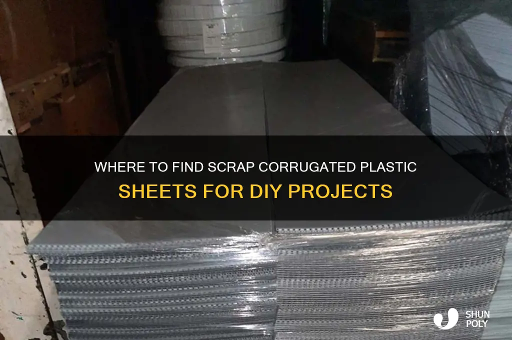 where to get scrap sheets of corrugated plastic
