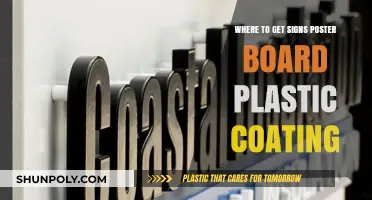 Best Sources for Signs, Poster Board, and Plastic Coating Supplies