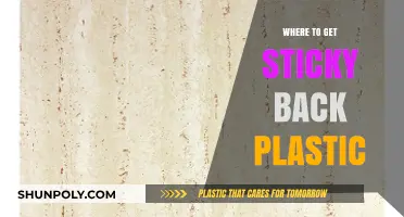 Where to Buy Sticky Back Plastic: Top Retailers and Online Sources
