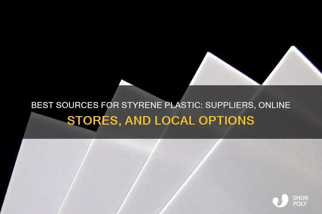 where to get styrene plastic