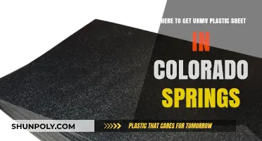 Where to Buy UHMV Plastic Sheets in Colorado Springs