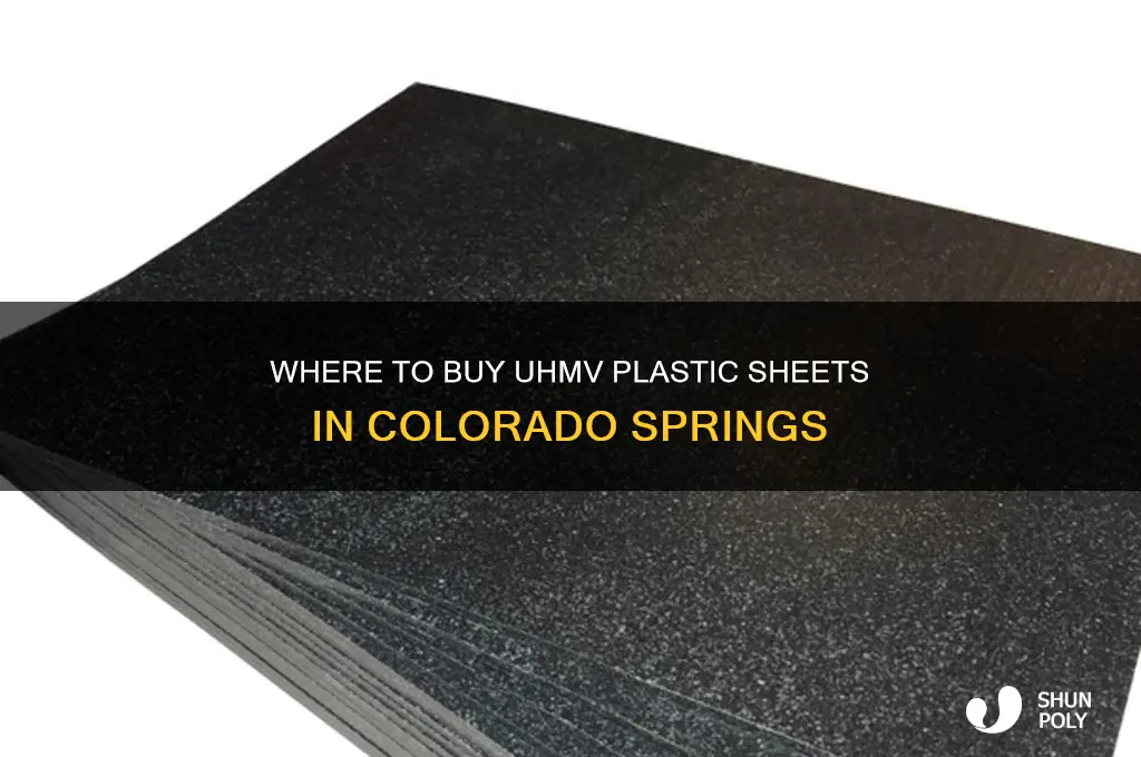 where to get uhmv plastic sheet in colorado springs