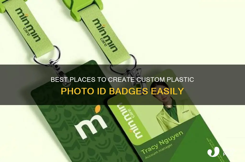 where to make a plastic photo id badges