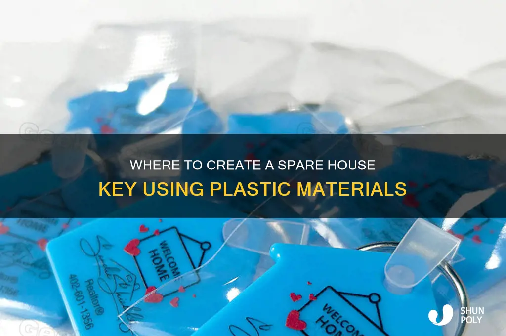 where to make a spare house key plastic