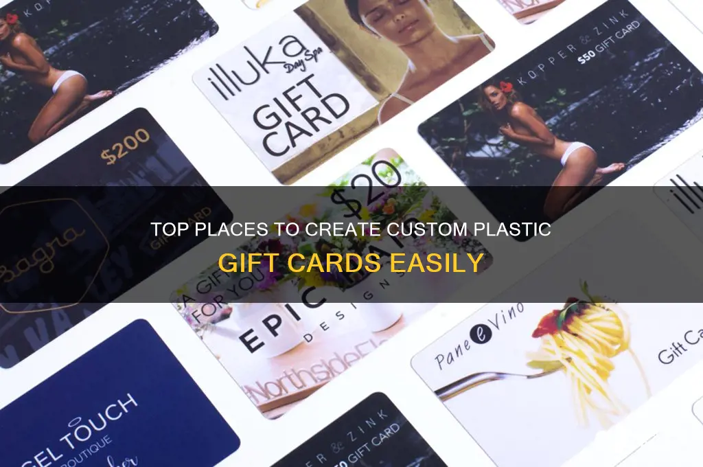 where to make plastic gif cards