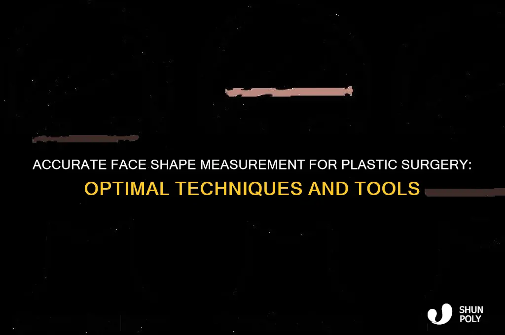 where to measure face shape board of plastic surgery