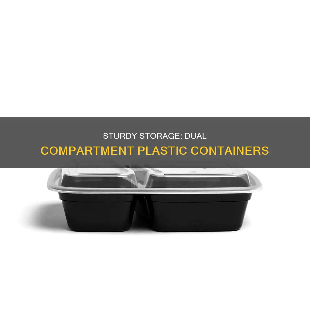 where to order dual compartment plastic containers