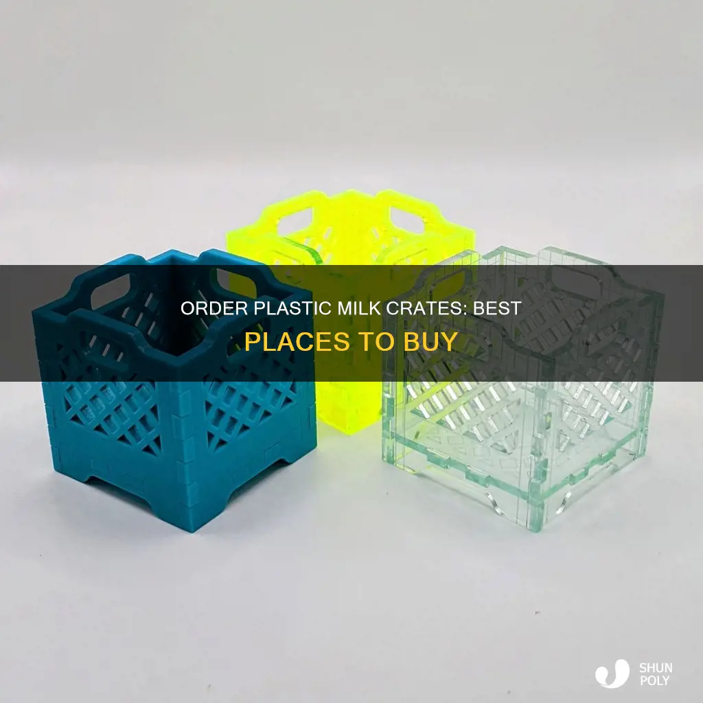 where to order plastic milk crate