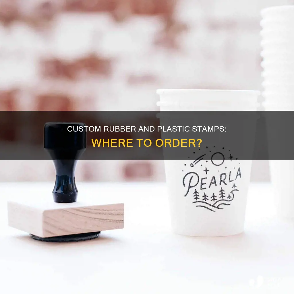 where to order rubber and plastic stamps