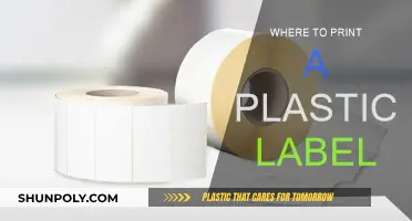 Custom Plastic Labels: Where to Print Them?