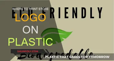 Printing Store Logos: Best Plastic Placement