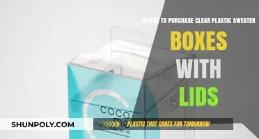 Best Places to Buy Clear Plastic Sweater Boxes with Lids