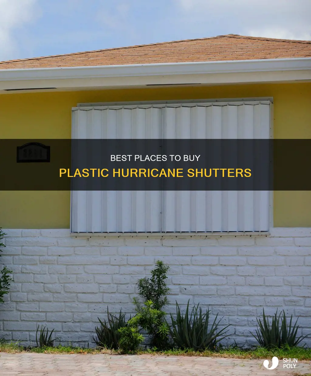 where to purchase plastic hurricane shutters