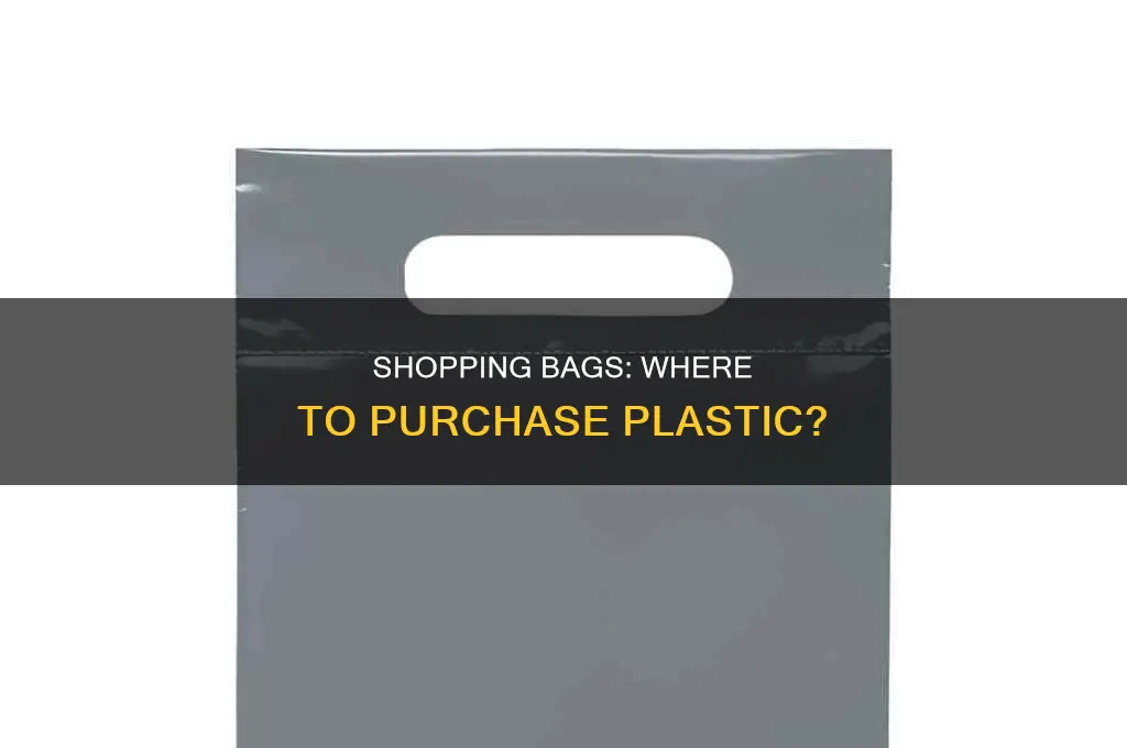 where to purchase plastic shopping bags
