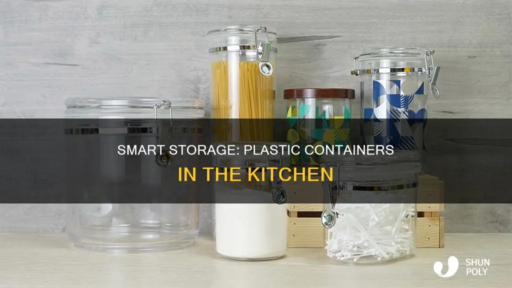 where to put plastic containers kitchen