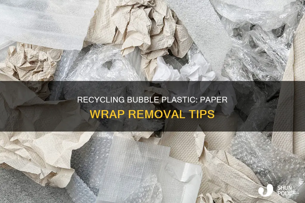 where to recycle bubble plastic wrapped in paper