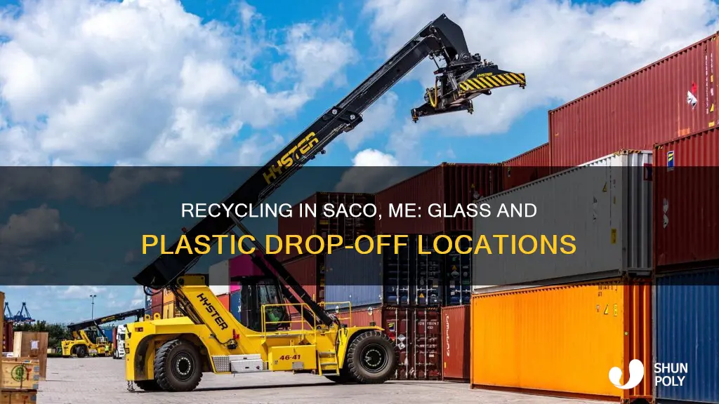 where to recycle glas and plastic in saco me