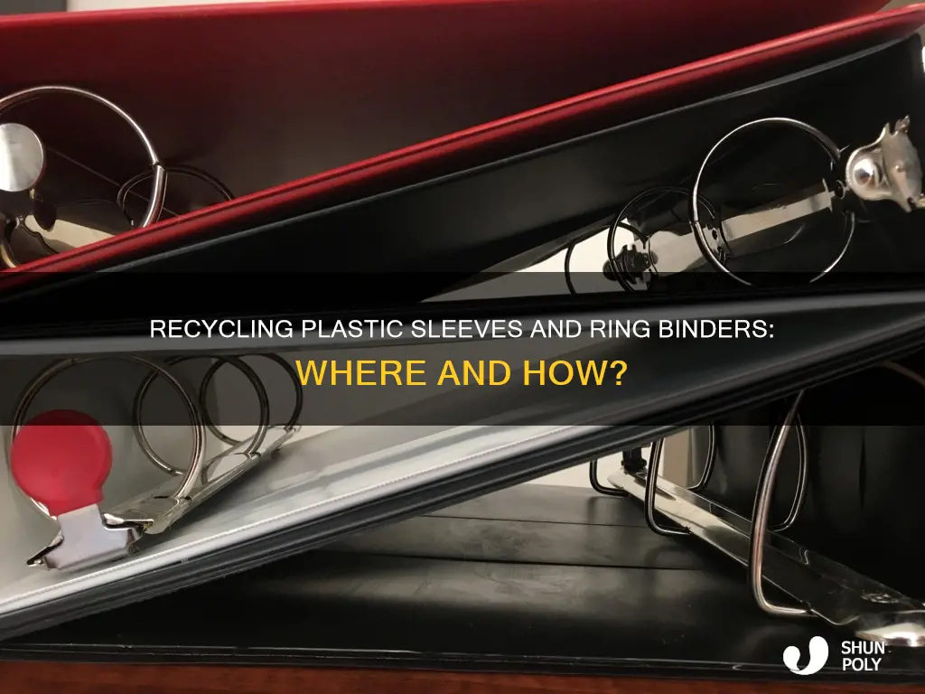 where to recycle plastic sleeves and ringbinders