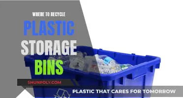 Recycling Plastic Storage Bins: Where and How?