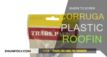 Screwing Corrugated Plastic Roofing: Where to Drill?