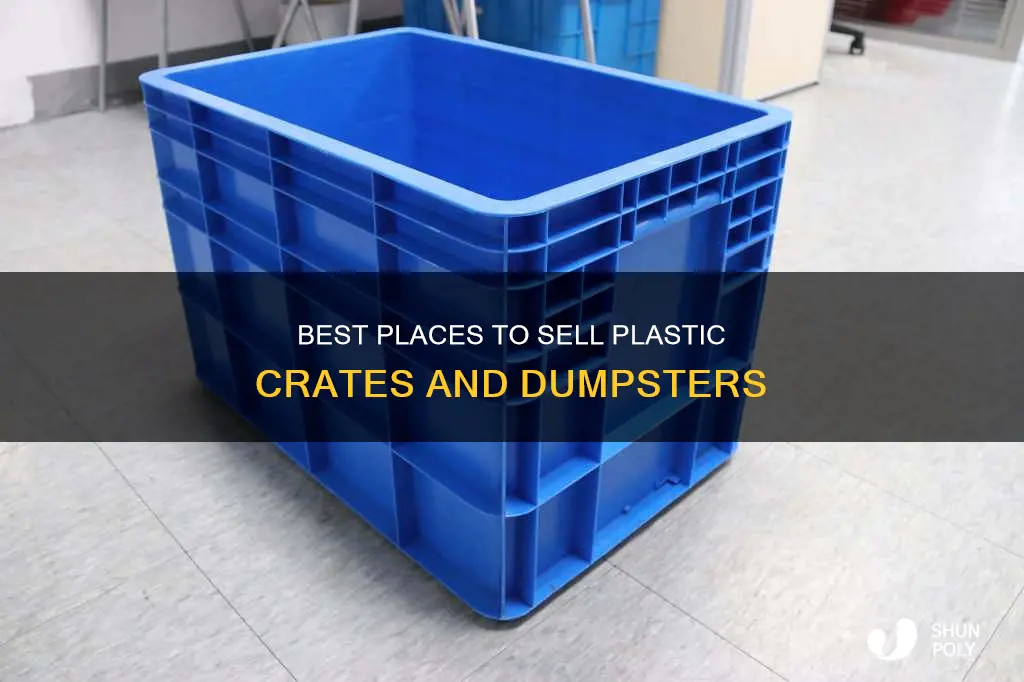 where to sell plastic crates buyers dumpster