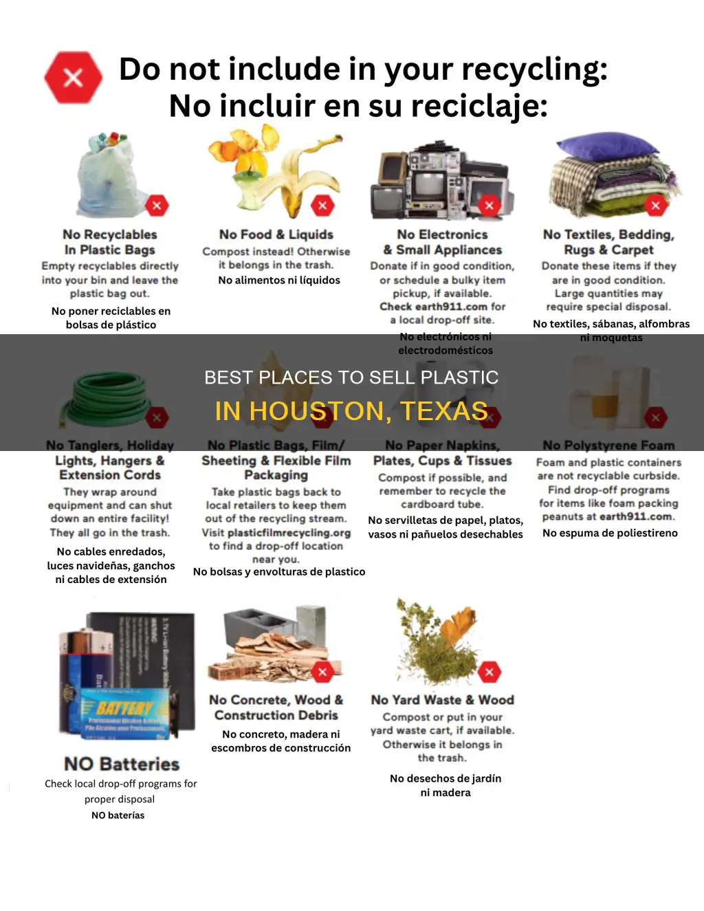 where to sell plastic houston tx