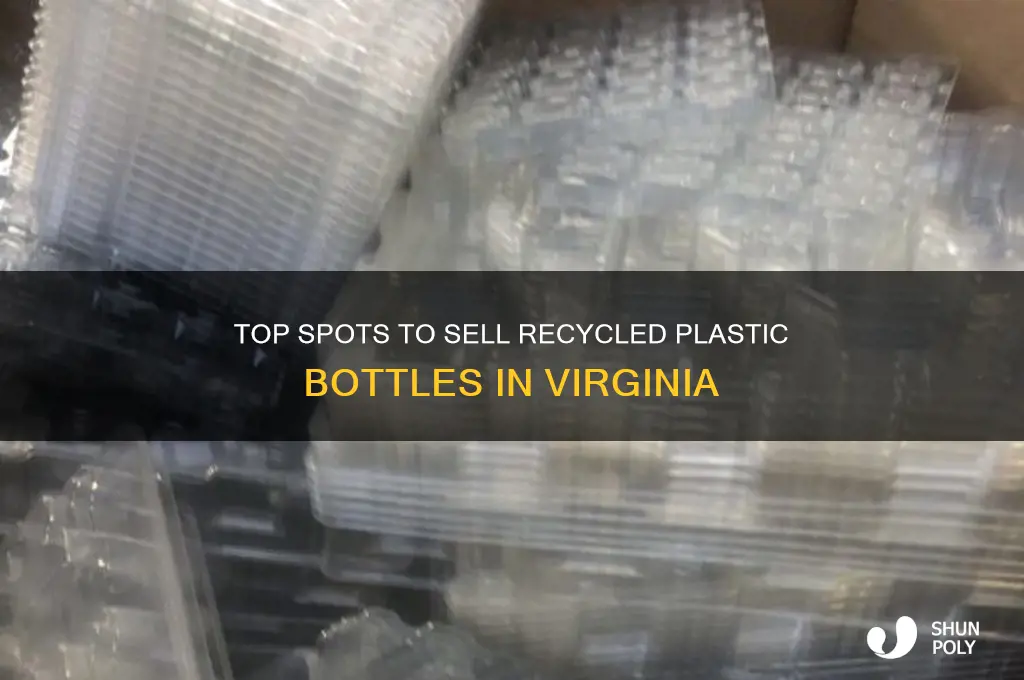 where to sell recycled plastic bottles in virginia
