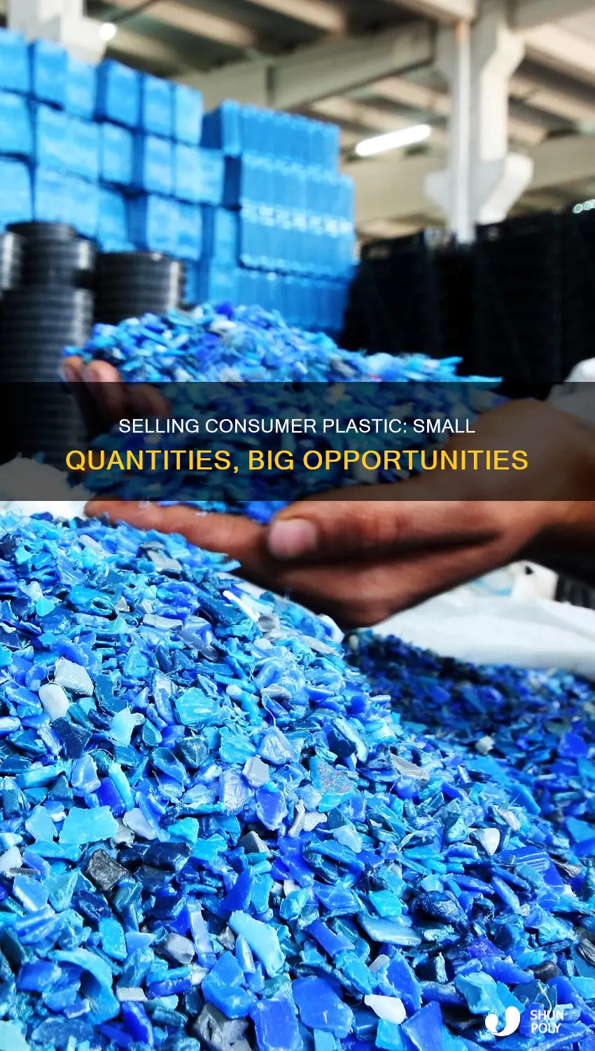 where to sell small qunatitties consumer plastic