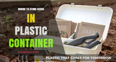 Storing Seeds: Plastic Containers, Where and How?