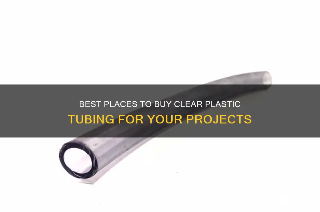 where to uy clear plastic tube