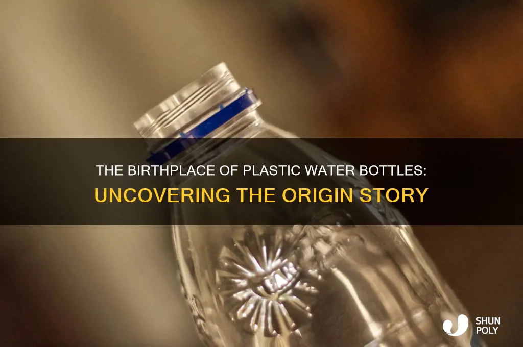 where was the first plastic water bottle made