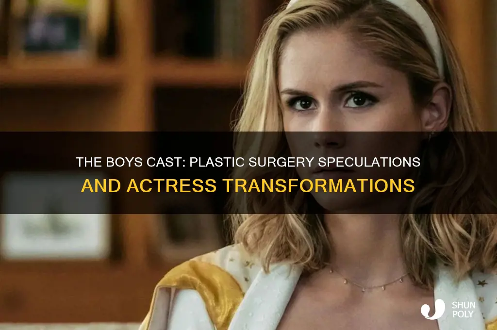 which actress on the boys has plastic surgery