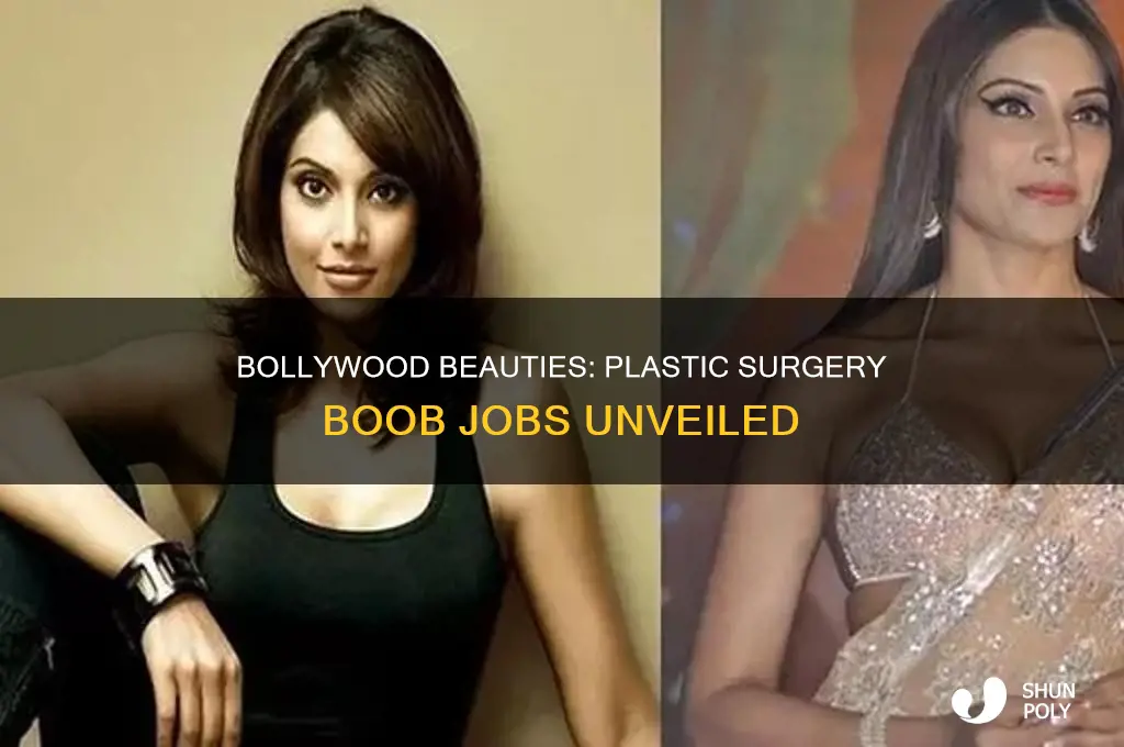 which bollywood actresses had plastic surgery boobs