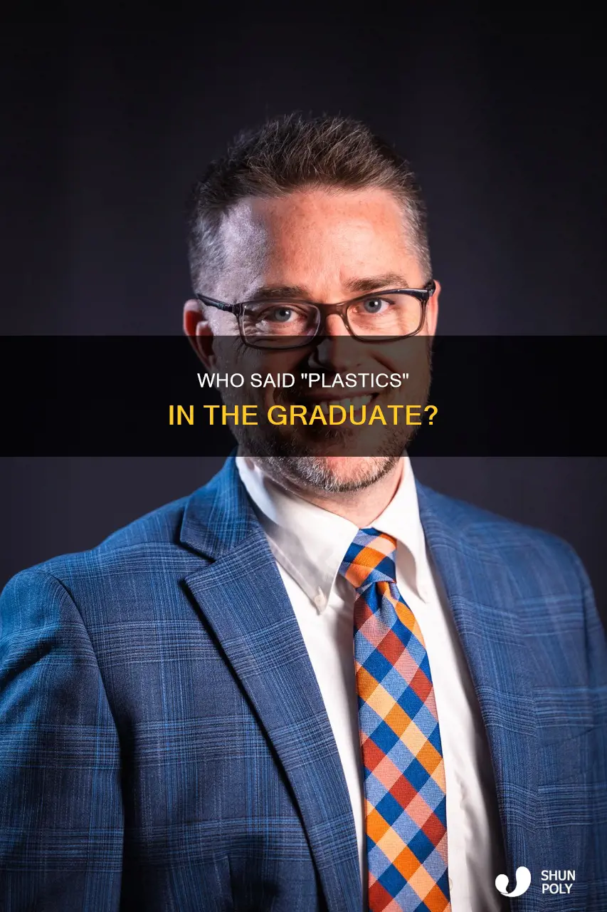which character said plastics in the graduate