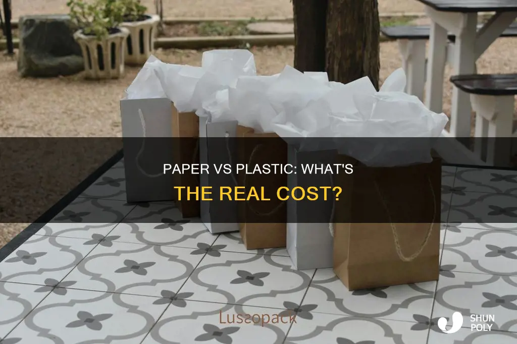 which cost more plastic or paper
