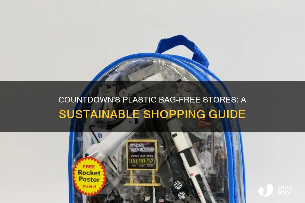 which countdown stores are plastic bag free