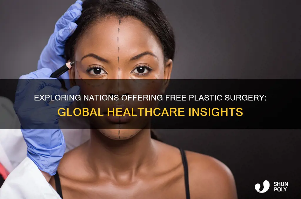 which country has free plastic surgery
