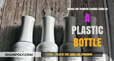 Top Dip Powder Liquids Packaged in Convenient Plastic Bottles