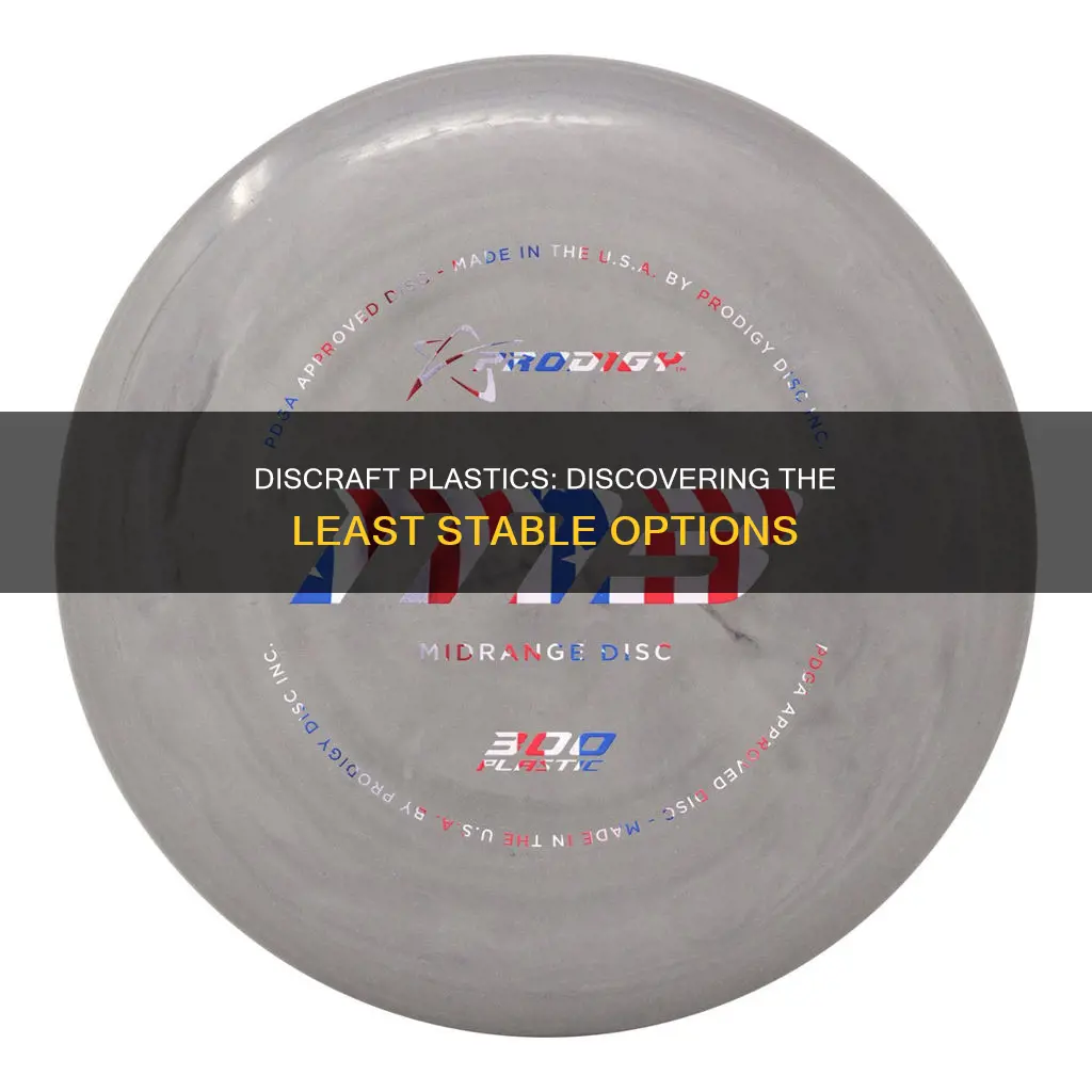which discraft plastic is the least stable