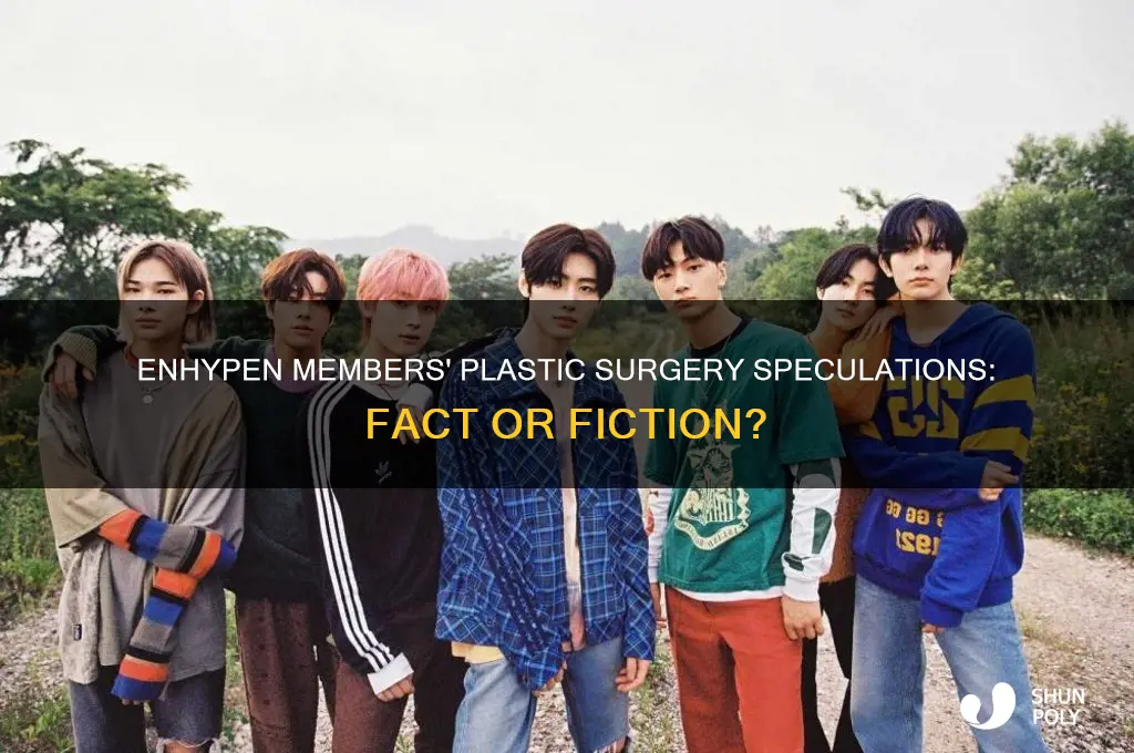 which enhypen members got plastic surgery