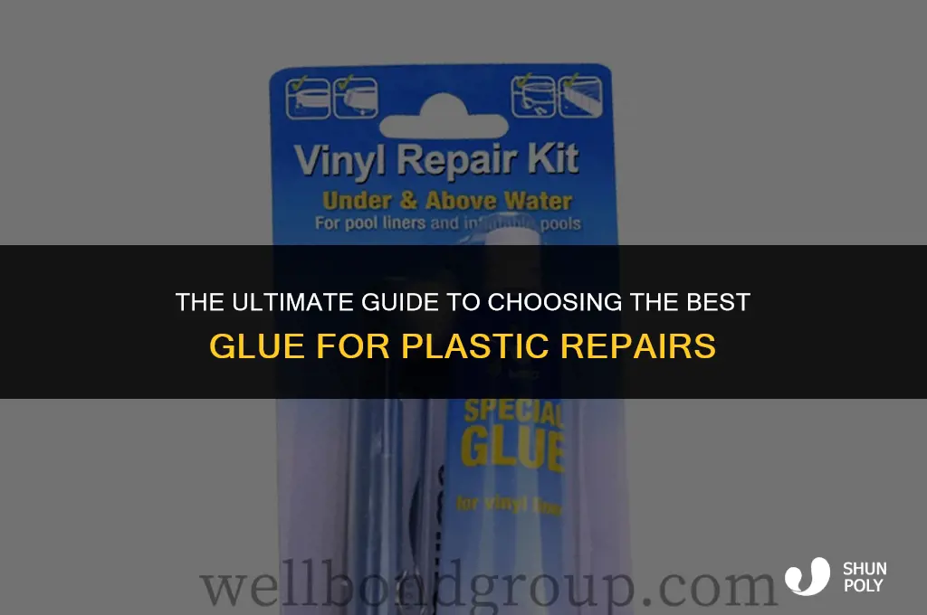 which glue is good for fixing plastice