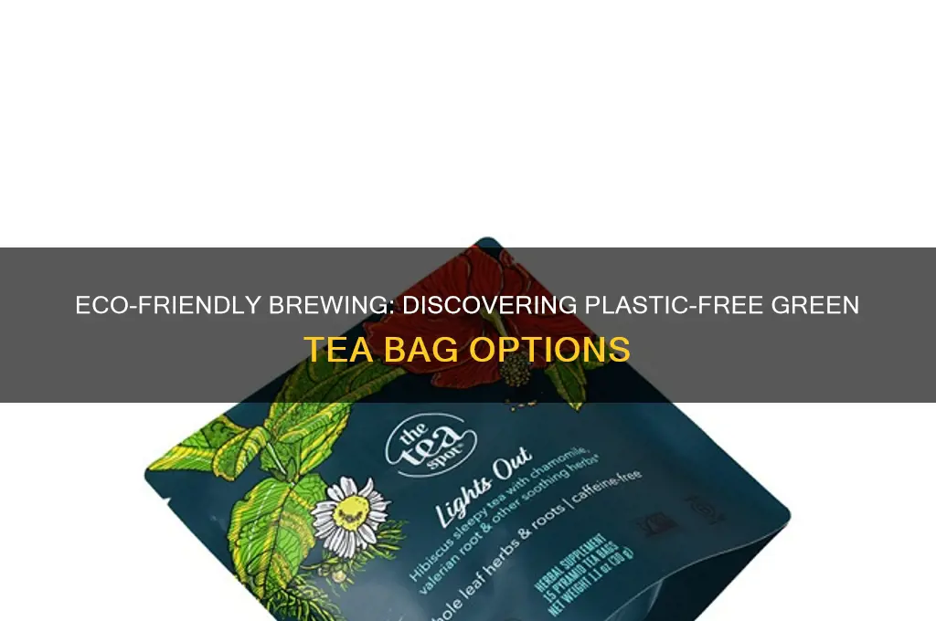 which green tea bags are plastic free