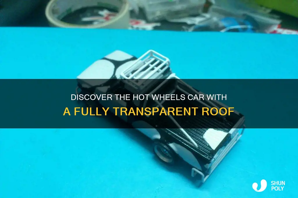 which hot wheels has a completely clear plastic top