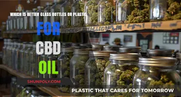 Glass vs. Plastic: The Best CBD Oil Storage Choice