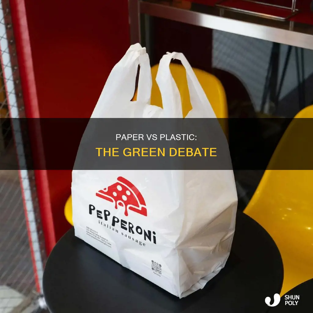 which is greener paper or plastic