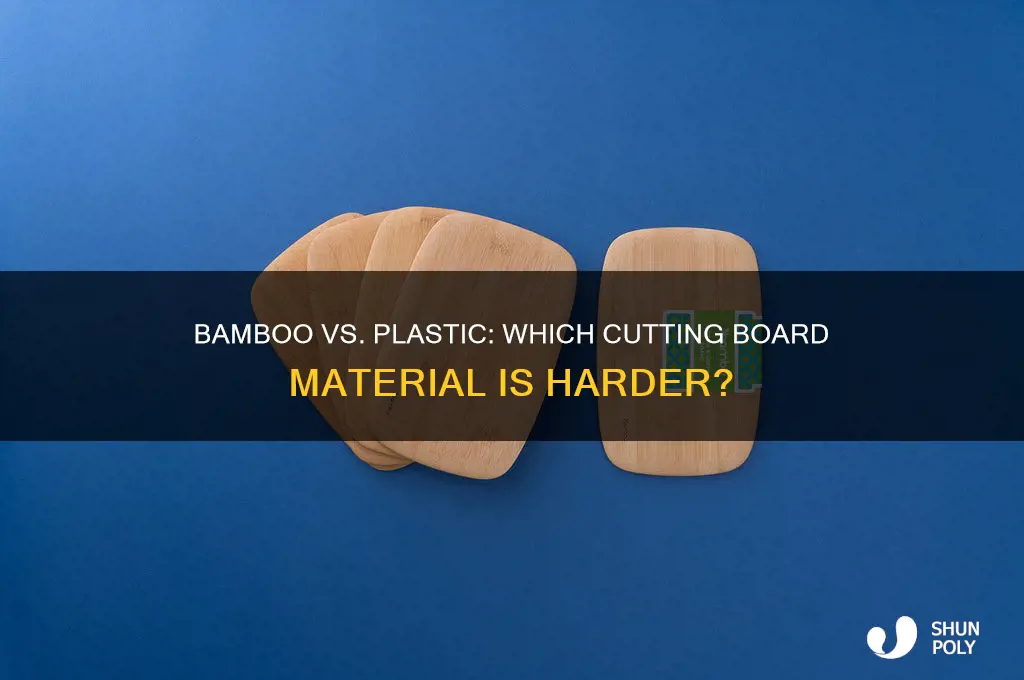 which is harder bamboo or plastic cutting boards