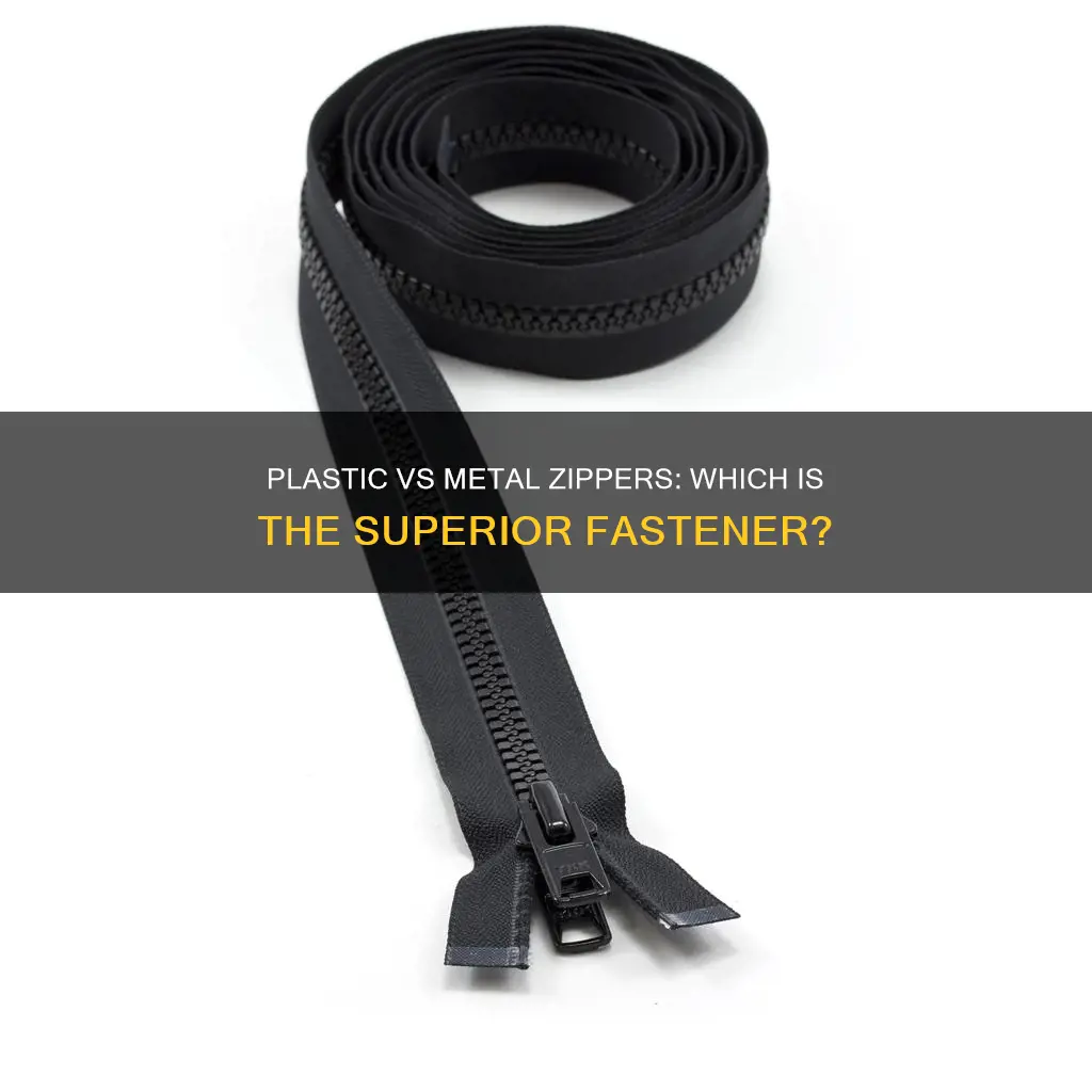 which is stronger plastic or metal zippers
